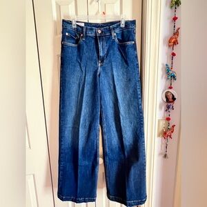 Gap women’s high rise wide leg jeans